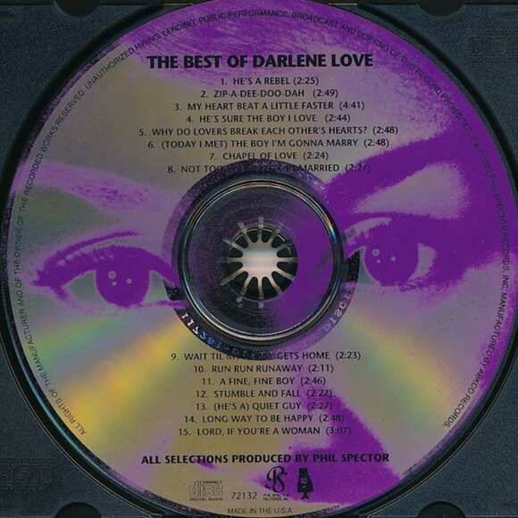 darlene love best of 1992 hits cd - r&b soul rock pop phil spector ronettes - Picture 2 of 4